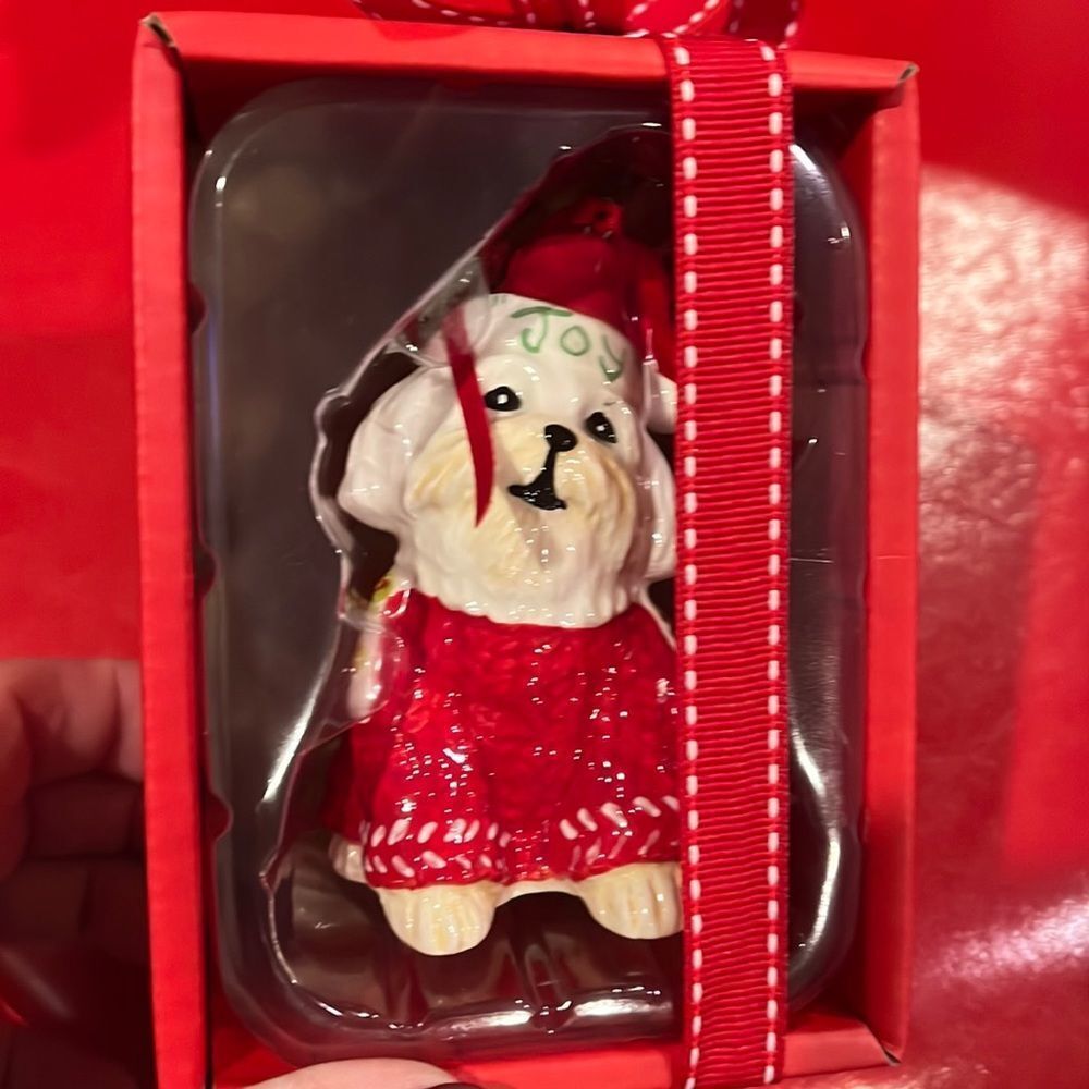 NWT Blue Sky Christmas ornament